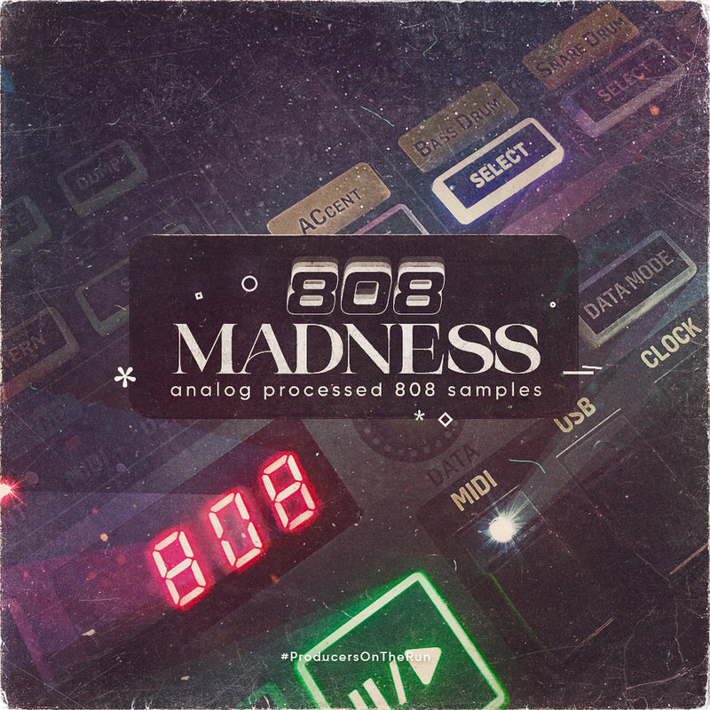 808 Madness: Analog processed 808 samples